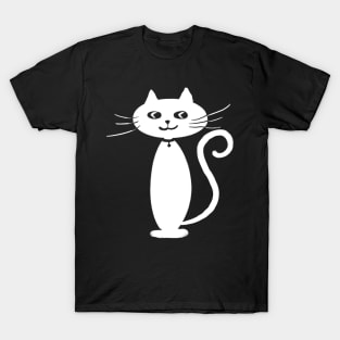 Cosmic Cat - Solo (White) T-Shirt